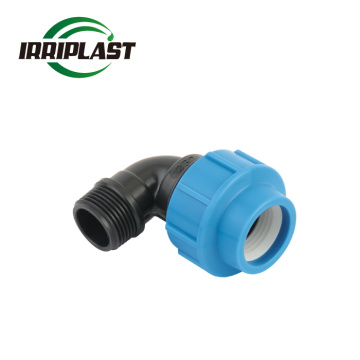 High Quality PP compression fitting-Elbow drip irrigation system in China